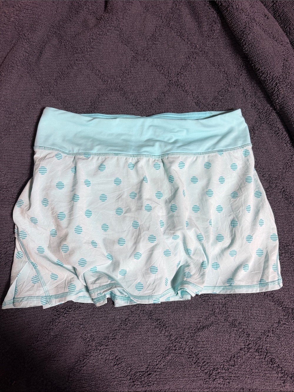 lululemon athletica Mint Dot Athletic Skort size 4